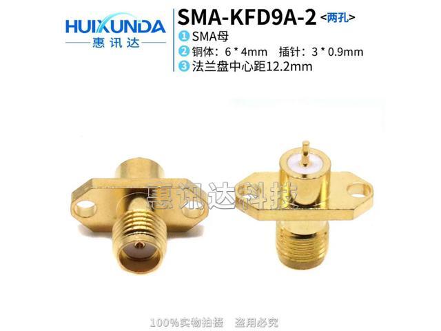 SMA-KFD9a Two-hole SMA-KFD SMA four-hole flange fixed KFD l outsourcing SMA-KFD thick