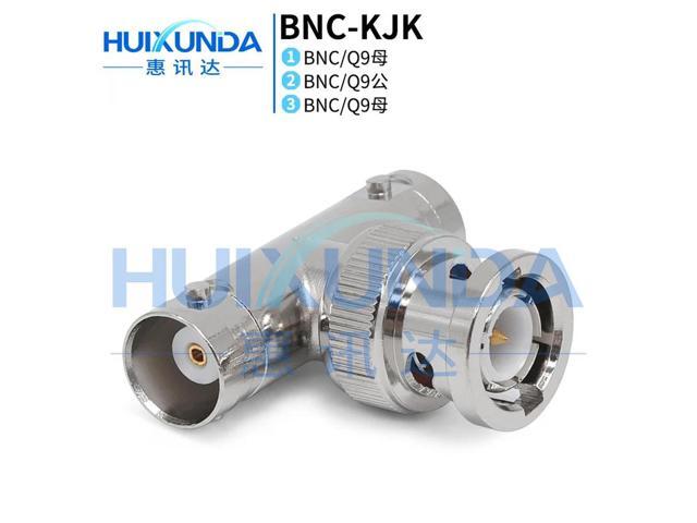 BNC-KJK BNC tee head Q9 one male to two female Q9-KJK surveillance video head RF connector