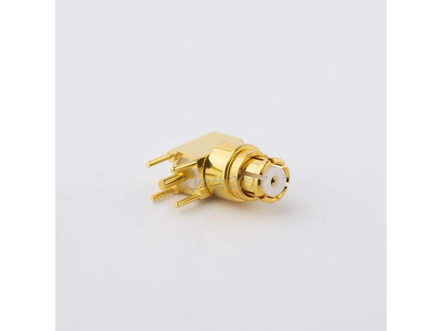 SMP-KWHD Small Female Elbow SMP-KWE RF Connector PCB Solder Board Female Connector 90 Degree Female Elbow