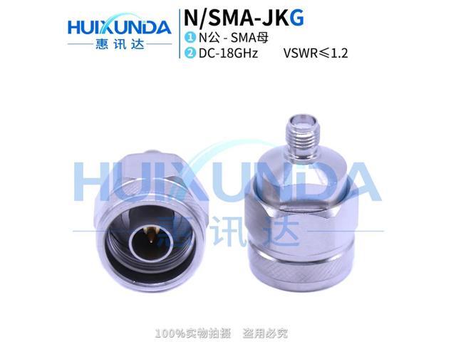 N/SMA-JKG Precision Stainless Steel 18G High Frequency Test Adapter N Rotary SMA Female SMA/N-KJ Connector