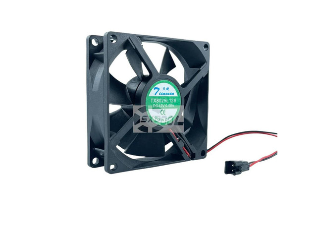 80mm Case Fan TX8025L12S 12V 0.08A 8CM 80x80x25mm Ultra-Quiet Mute Cooling Fan for PC & Electronics