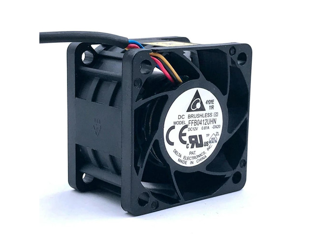 Delta FFB0412UHN 40x40x28MM 4028 40MM for 1U 2U Server Fan 12V 0.81A High Speed Cooling Fan With 4pin