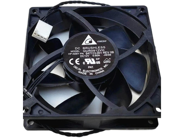Delta 9025 9225 9CM Fan 4-wire Speed Control QUR0912VH DC 12V 0.60A High Air Volume Cooling