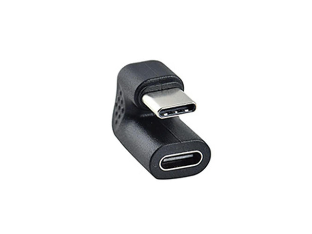 2Pcs 180 Degree Right Angle USB 3.1 Type C Male To Female USB-C Converter Adapter For Phone