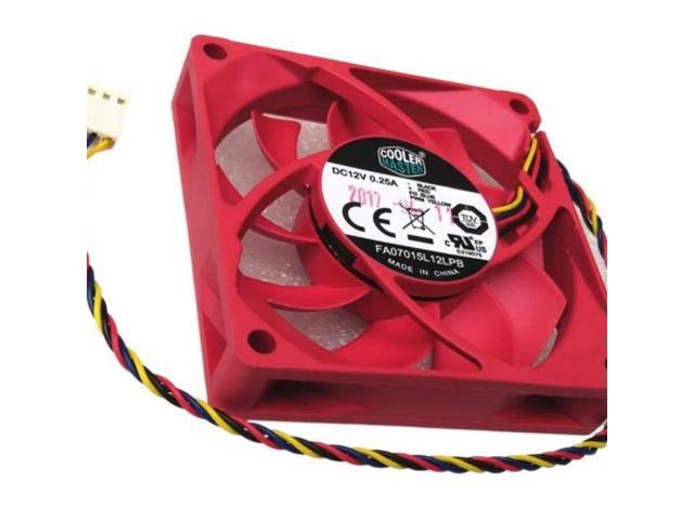 1pcs 70mm PWM Computer Cpu PC Cooling Fan 7015 70X70X15mm 4P 4-Pin PWM Speed Regulation FA07015L12LPB DC 12V 0.25A