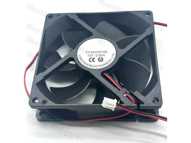 for SNOWFAN YY9225H12S DC 12V 0.60A 90x90x25mm 2-Wire Server Cooling Fan