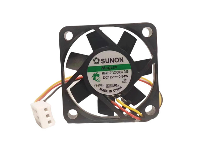 MF40101VX-Q03A-G99 4010 Cooling Fan, 12V, 8500 RPM, Silent Fan for Industrial Control, Motherboards, and Inverter Power Su