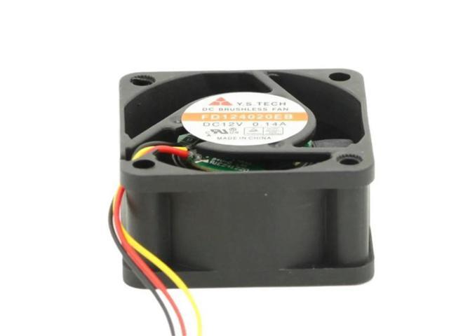 3pin Mute FD124020EB Cooling Fan 40x40x20mm For Y.S Tech 12VDC 0.12A