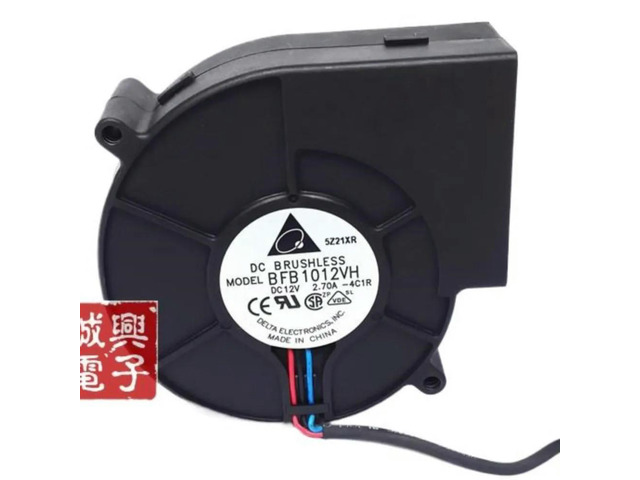 1pcs Industrial Blower Fan for Delta BFB1012VH 9733 DC 12V 2.7A Winds of Turbofan 3-Pin 3P