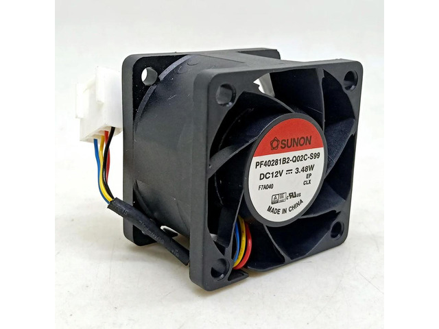 40mm Fan PF40281B2-Q02C-S99 for 4cm High Speed PWM Cooling Fan 4028 40X40X28mm 12V Temperature Control Double Ball Fan