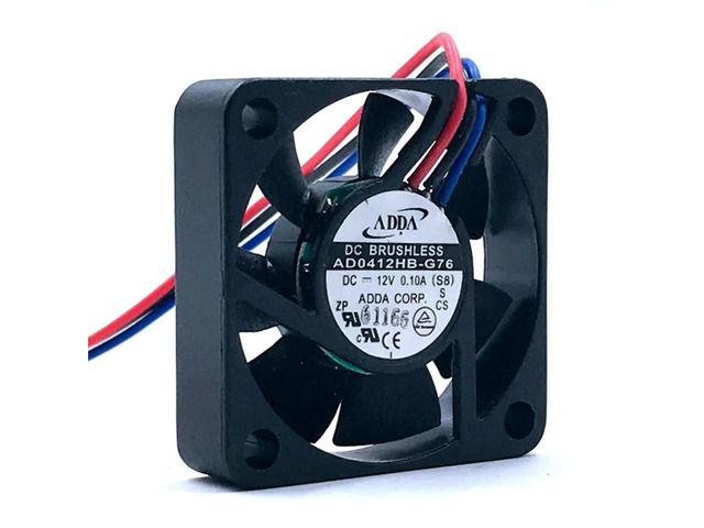 40mm fan FOR ADDA AD0412HB-G76 40*40*10mm 4CM 4010 12V 0.1A 3-wirel 6600RPM axial Cooling