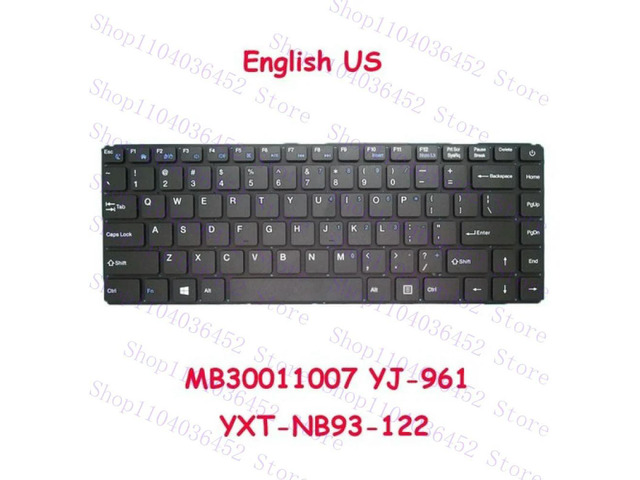 Keyboard For Jumper EZBook S5 MB30011007 F0060-007 YJ-961 YXT-NB93-122 English