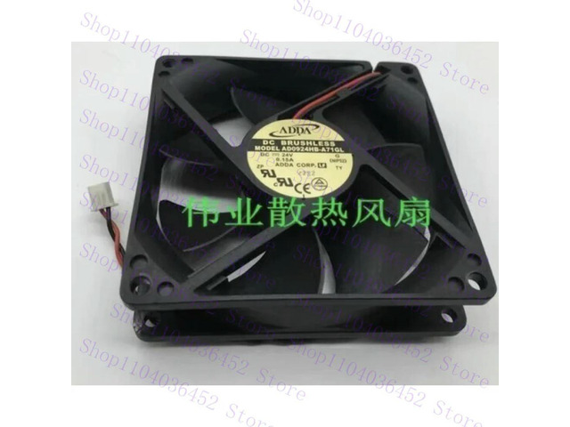 for ADDA AD0924HB-A71GL 24V 0.15A 9CM 9025 2pin Inverter Cooling Fan #