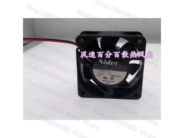 1pc for Nidec M35717-16 6025 DC24V 0.18A 6CM 2-Wire Inverter Cooling Fan #