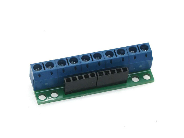 2.54 pin to 5.0 screw terminal board conversion board 10PIN2.54 pin to 5.08
