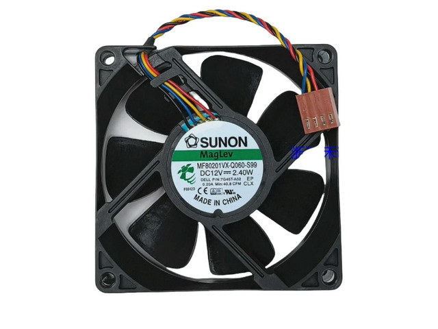8020 8CM Fan,7G45T-A02 PWM Cooling Fan,MF80201VX-Q060-S99,12V 0.20A,High-Performance Silent Case Fan Cooler