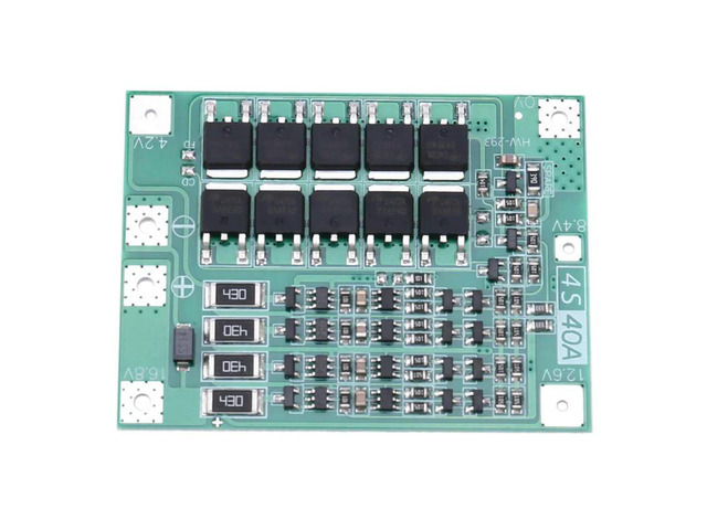 3X 4S 40A Li- Lithium Charger Pcb Bms Protection Board With Balance For Drill Motor 14.8V 16.8V Module