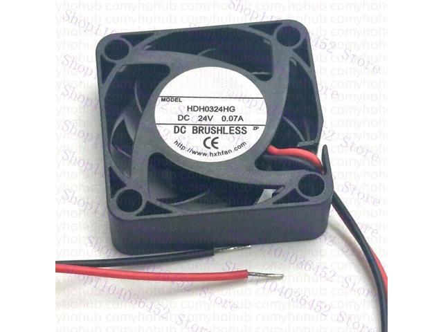 for HXH HDH0324HG DC 24V 0.07A 30x30x10mm 2-Wire Server Cooling Fan