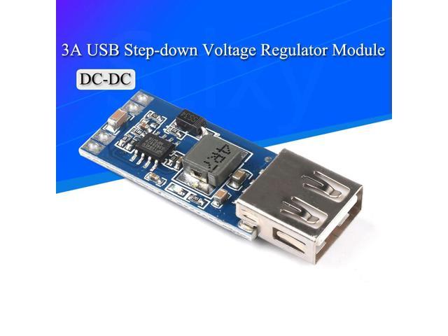 9V 12V 24V to 5V 3A USB step-down voltage regulator module DC-DC Converter Phone Charger Car Power Supply Module 9V 12V