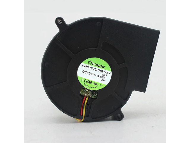 For 7CM blower built quasi 7530 12V 3.6W turbine fan PMB1275PNB1-AY+cooling fan