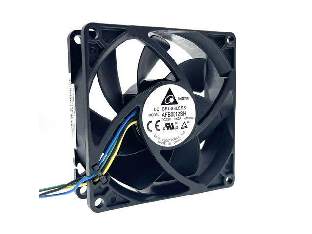 AFB0812SH 80mm 4Pin PWM Case CPU Cooling Fan for Delta 00XD158 8025 80X80X25mm DC 12V 4500RPM High Speed CFM Cooler