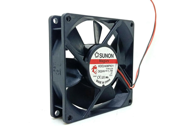 silent quiet 80mm cooling fan For KDE2408PKV1 24V 1.7W 8020 8 cm inverter fan