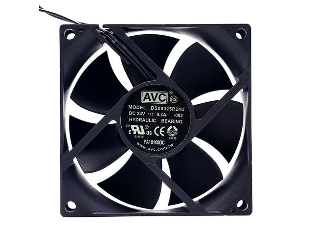 80mm 8cm 24V Cooling Fan DS08025R24U HYDRAULIC Bearing AVC 8025 80X80X25mm 0.3A Case Computer PC Server Inverter Cooling Fans
