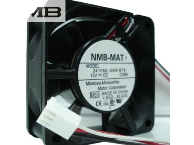 For 2410ML-04W-B79 -F62 6025 60x60x25mm 6cm DC 12V 0.58A 3Wire server inverter Cooling fan