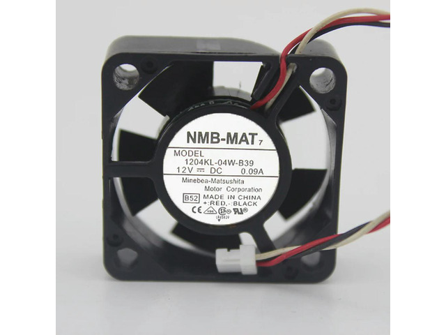 30mm 3cm Cooling Fan for 1204KL-04W-B39 DC 12V 0.09A 30X30X10mm Silent Mute Cooler
