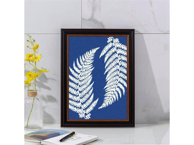 60 Sheets Cyanotype Paper, Sun Art Paper Kit, Solar Drawing Paper Nature Printing Paper For Kids Adults Arts Crafts