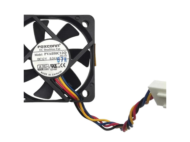 for PVA050C12Q 5010 5CM PWM Fan, 12V 0.24A Hydraulic Bearing Silent Slim 4-Wire Adjustable Cooler