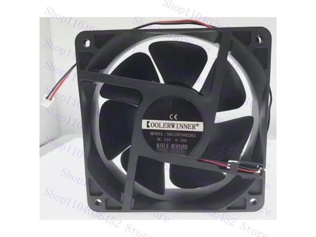 1pc for SPEEDY SD12038R2H2 DC24V 0.70A 12CM 12038 2-PIN Cooling Fan #lin