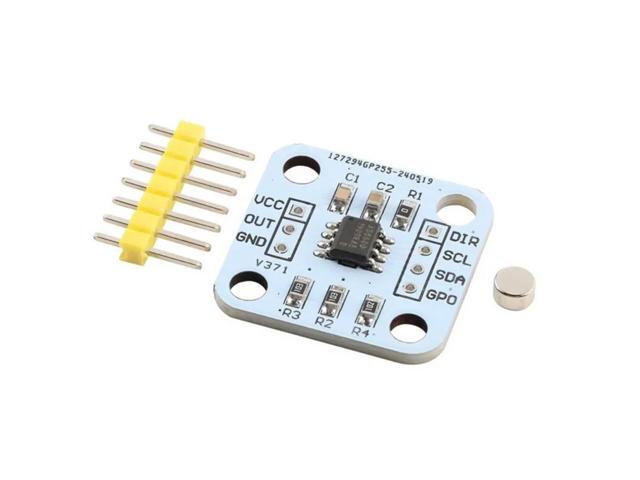AS5600 magnetic encoder magnetic induction angle measurement sensor module 12bit high precision