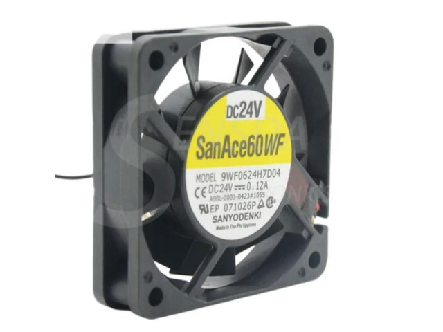 For Sanyo 9WF0624H7D04 A90L-0001-0423#105S 24V 0.12A 6015 60mm 6cm cooling fan