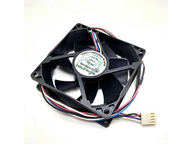 RDH8025B2 80mm fan 8025 24V printer fan 8cm double ball PWM temperature control fan