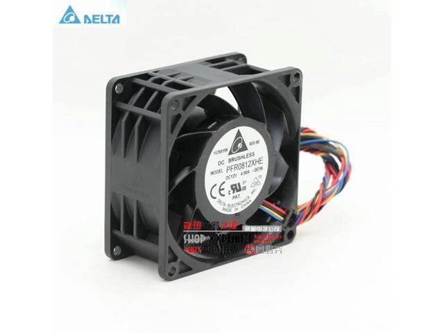 12v Ball Bearing Fan for delta 8038 dc12v 8cm Super Car Booster High Speed Violent Fan 4.9A PFR0812XHE 13000RPM 80*80*38mm