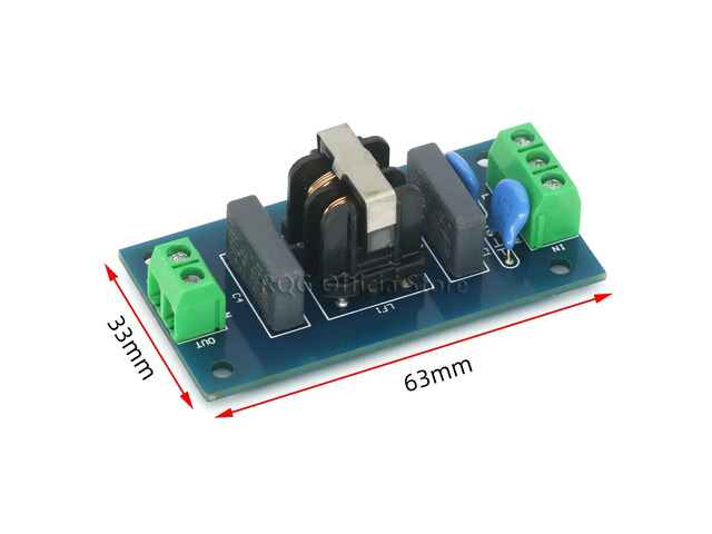 EMI Filter Sound Booster Filter Socket 220V 2A EMI Filter Module Power Board