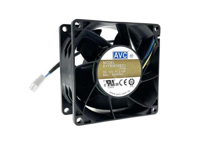 80mm High Speed CFM AirFlow DC 12V Dual Ball Bearing PWM Cooling Fan Computer PC,80X80X38mm 10000RPM Case Powerful Cooler