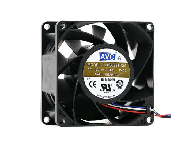 For AVC 80*80*38 8CM 12V 3.84A 2B08038B12S high speed violent fan