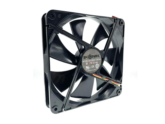 140mm 14cm Mute Quiet Computer Cooling Fan,140X140X25mm Sleeve Bearing 12V 1100RPM 3Pin 3-Wire PC Case Cooler