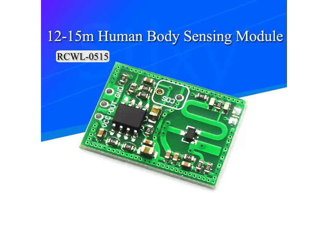 5Pcs RCWL-0515 12-15M Long Distance 2.7G Microwave Detection Module Is Suitable For Garage Lamp/UV lamp