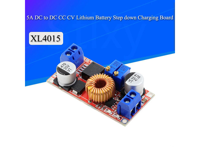 CC/CV Adjustable Max 5A Step Down Buck Charging Board XL4015 Lithium Charger Converter Module DC-DC 0.8-30V To 5-32V