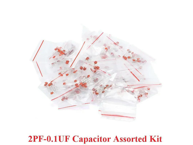 300pcs/lot Ceramic capacitor set pack 2PF-0.1UF 30 values*10pcs Electronic Components Package capacitor Assorted Kit samp