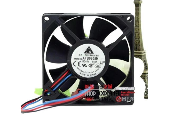 1PCS for Delta AFB0805H 8025 5V 8CM Dual Ball-Bearing Axial Cooling Fan 35.31CFM 3000RPM Efficient Heat Dissipation