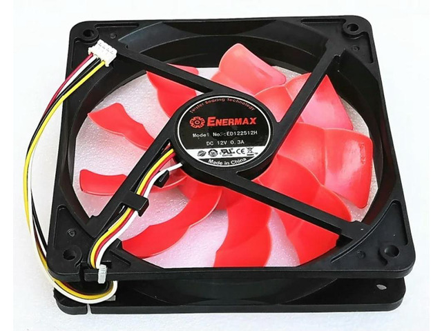 120mm cooling fan 12cm 12025 12cm fan ed122512h 12V 0.30a power supply special 4-wire speed regulation