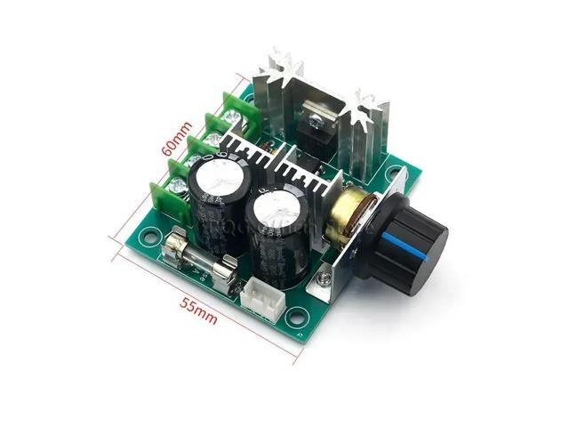 DC 12V 24V 30V 40V 13KHZ Auto PWM DC Motor Speed Regulator Governor Speed Controller Switch 10A 50V 1000uF
