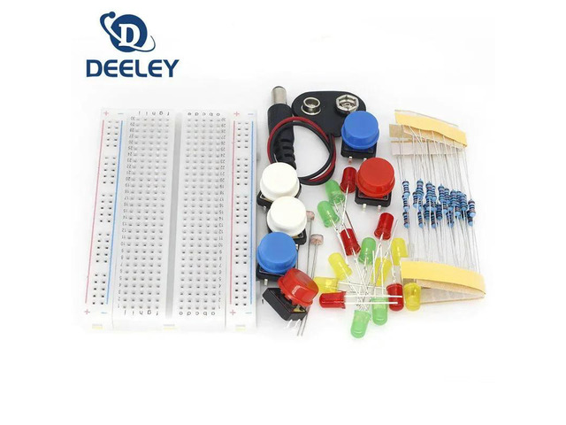 Starter Kit For UNO R3 Mini Breadboard LED Jumper Wire Button for Diy Kit school education