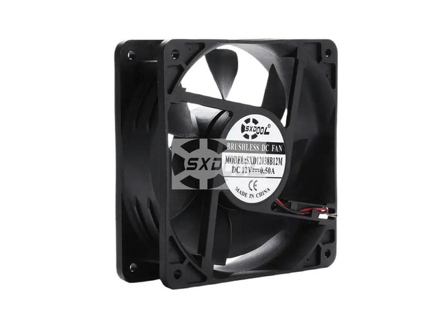 120mm Cabinets Fan 2800RPM For 120x120x38mm DC 12V 0.5A Dual Ball Axial Cooling Fan 110CFM