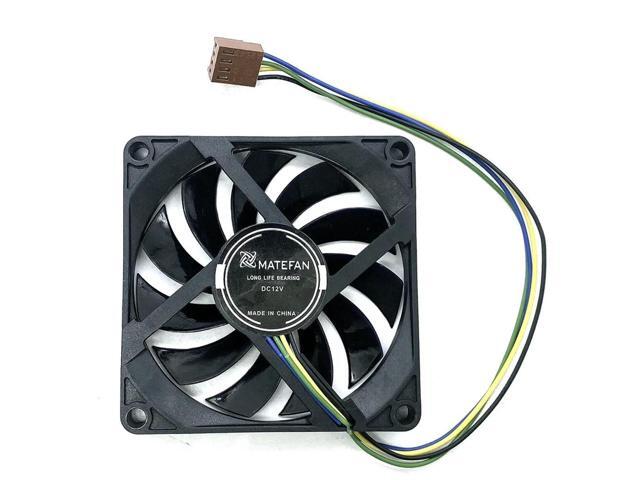 8010 80mm 8cm Silent Mute Fan PWM Ball Ultra Thin 4-Pin Speed Control Computer CPU Power ITX Small Case 12V Fan 8cm