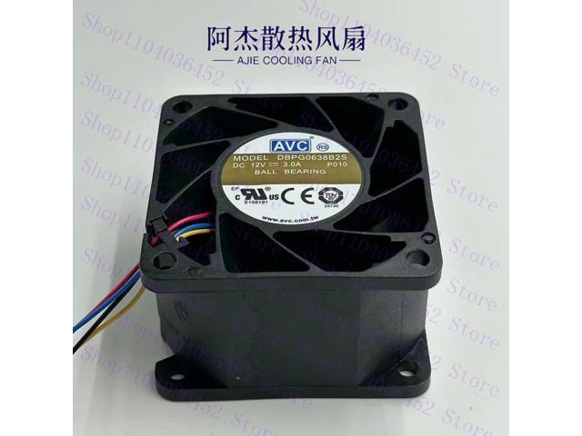 for AVC DBPG0638B2S DC 12V 3.00A 60x60x38mm 4-Wire Server Cooling Fan